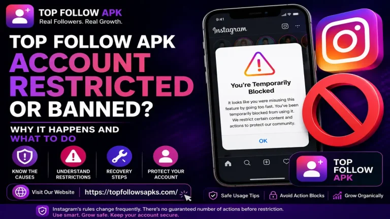 Instagram Account Restricted Warning